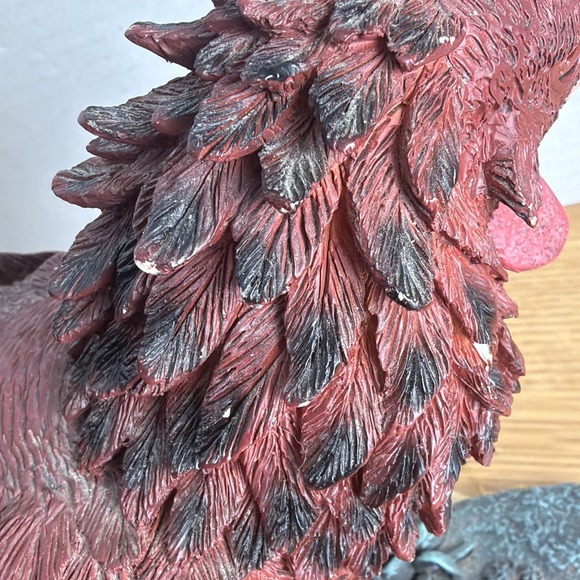 Vintage Character Collection Red/black Rooster Decor Farmhouse - Picture 6 of 11
